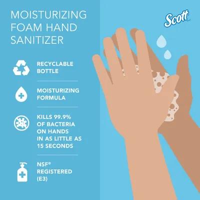 Scott® Pro Hand Sanitizer Foam 1.2 L Fresh Scent Clear 62% Ethyl Alcohol 2/Case