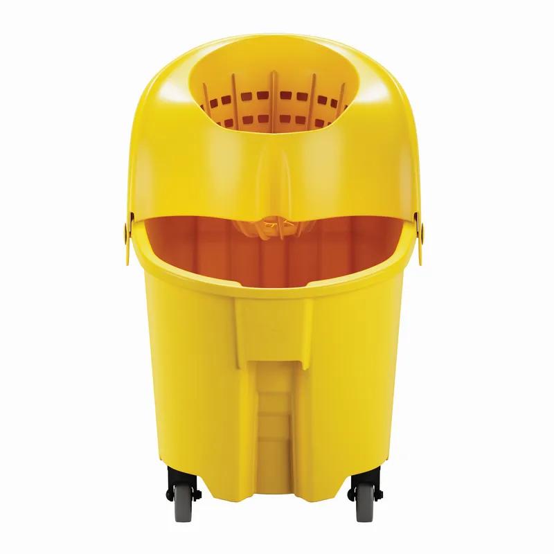 WaveBrake® Mop Bucket & Wringer 35 QT Plastic Yellow Institutional 1/Case