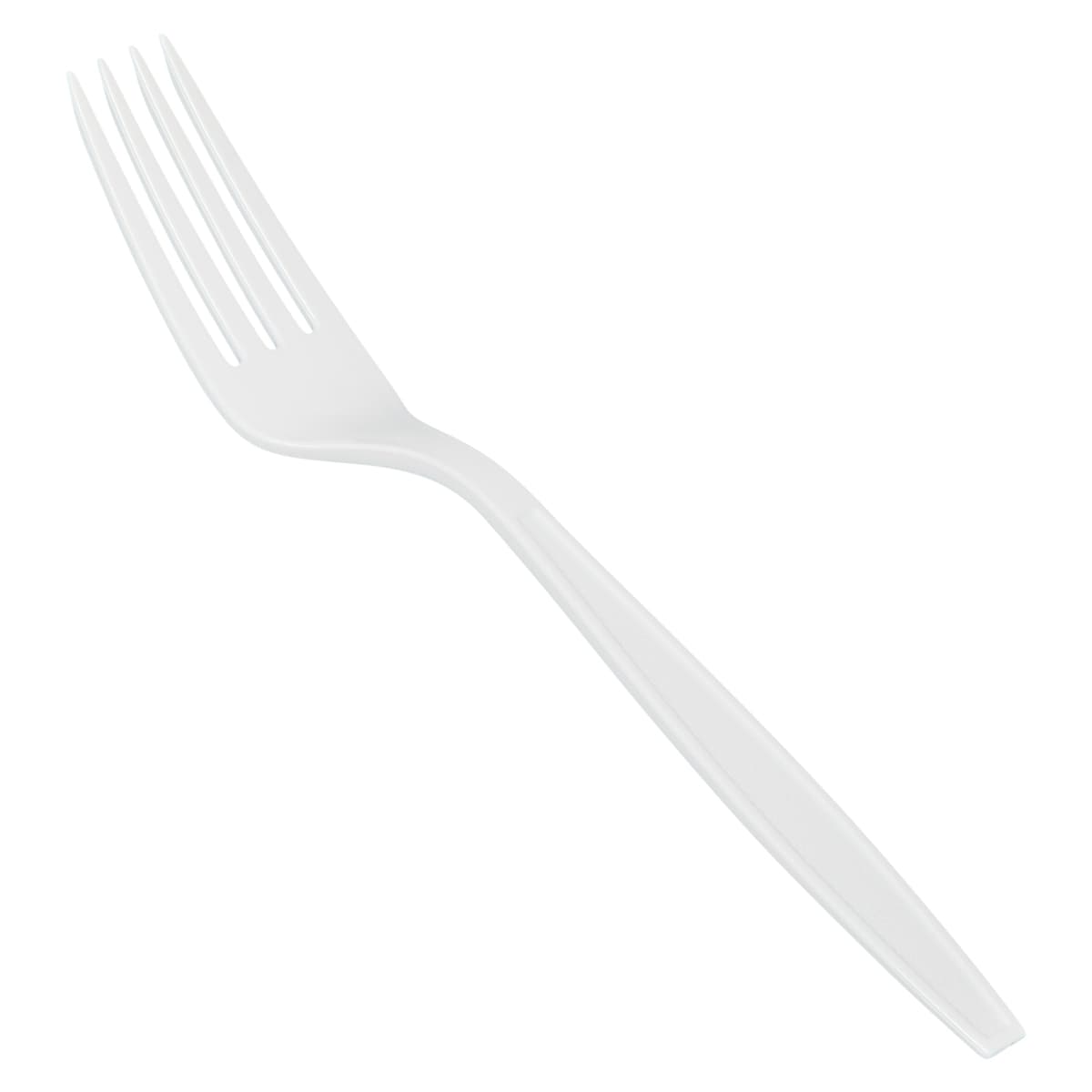 Victoria Bay Fork 7 IN PS White Heavy Duty 100 Count/Pack 10 Packs/Case 1000 Count/Case
