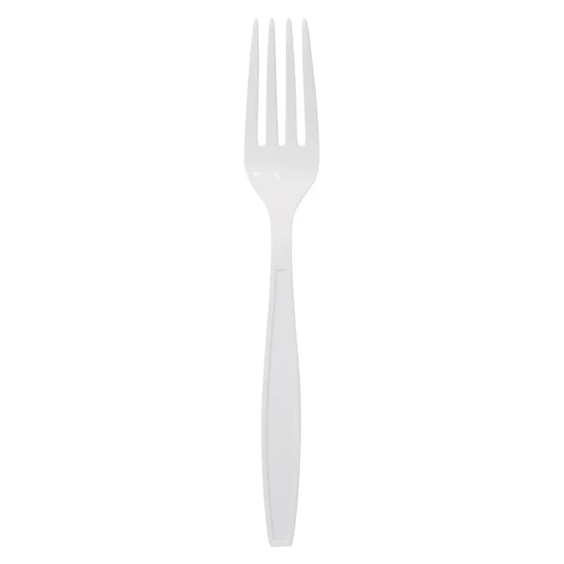 Victoria Bay Fork 7 IN PS White Heavy Duty 100 Count/Pack 10 Packs/Case 1000 Count/Case