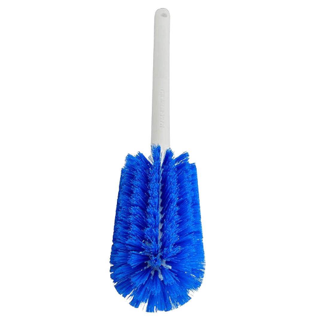 Milkshake Machine Brush Plastic White Blue 1/Each