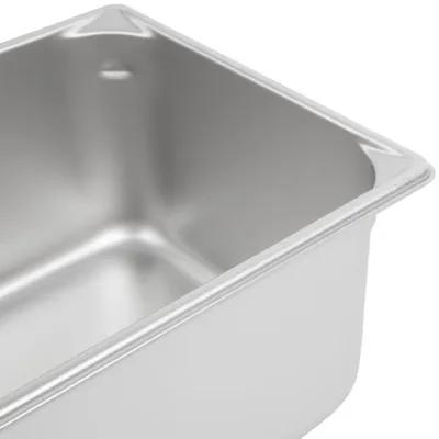 Steam Table Pan 1/2 Size 6 IN Stainless Steel Deep 22GA 1/Each