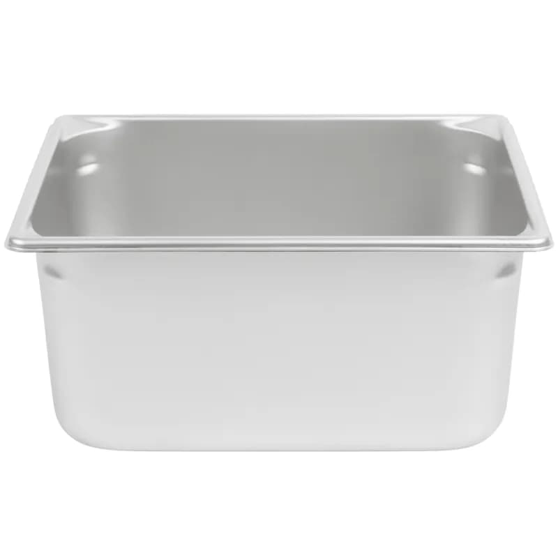 Steam Table Pan 1/2 Size 6 IN Stainless Steel Deep 22GA 1/Each