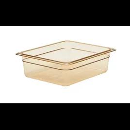 Food Pan 1/2 Size 4 IN Clear Plastic 1/Each