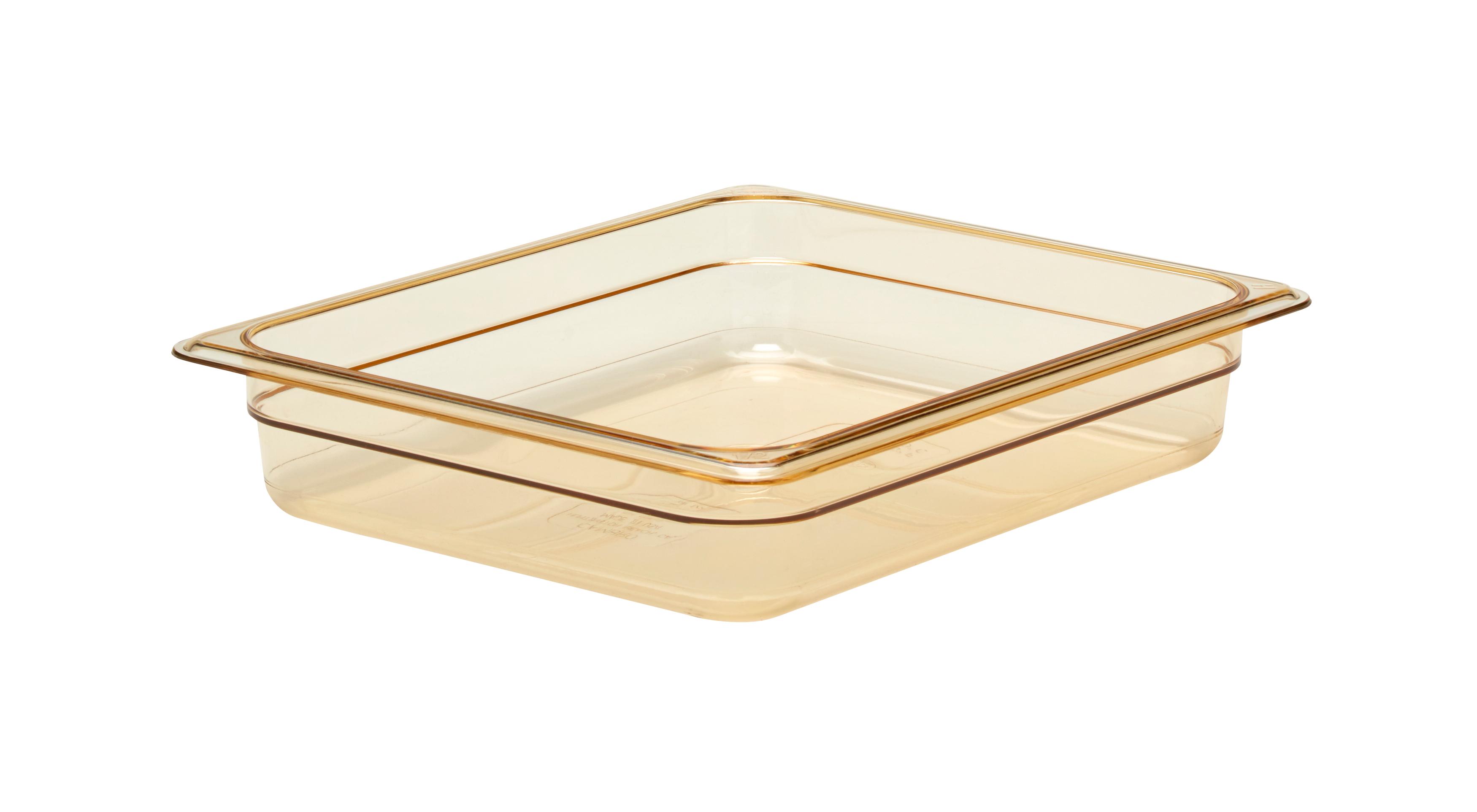 H-Pan® Food Pan 1/2 Size 2.5 IN Clear Plastic 1/Each