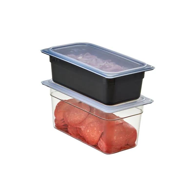 Camwear® Food Pan 1/9 Size 2.5 IN Clear Rectangle 1/Each