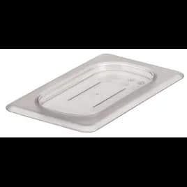 Camwear® Lid Food Pan 1/9 Size Clear PC With No Hole Lid 1/Each
