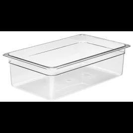 Food Pan 20.875X12.75X6 IN 20.6 QT Clear PC 1/Each