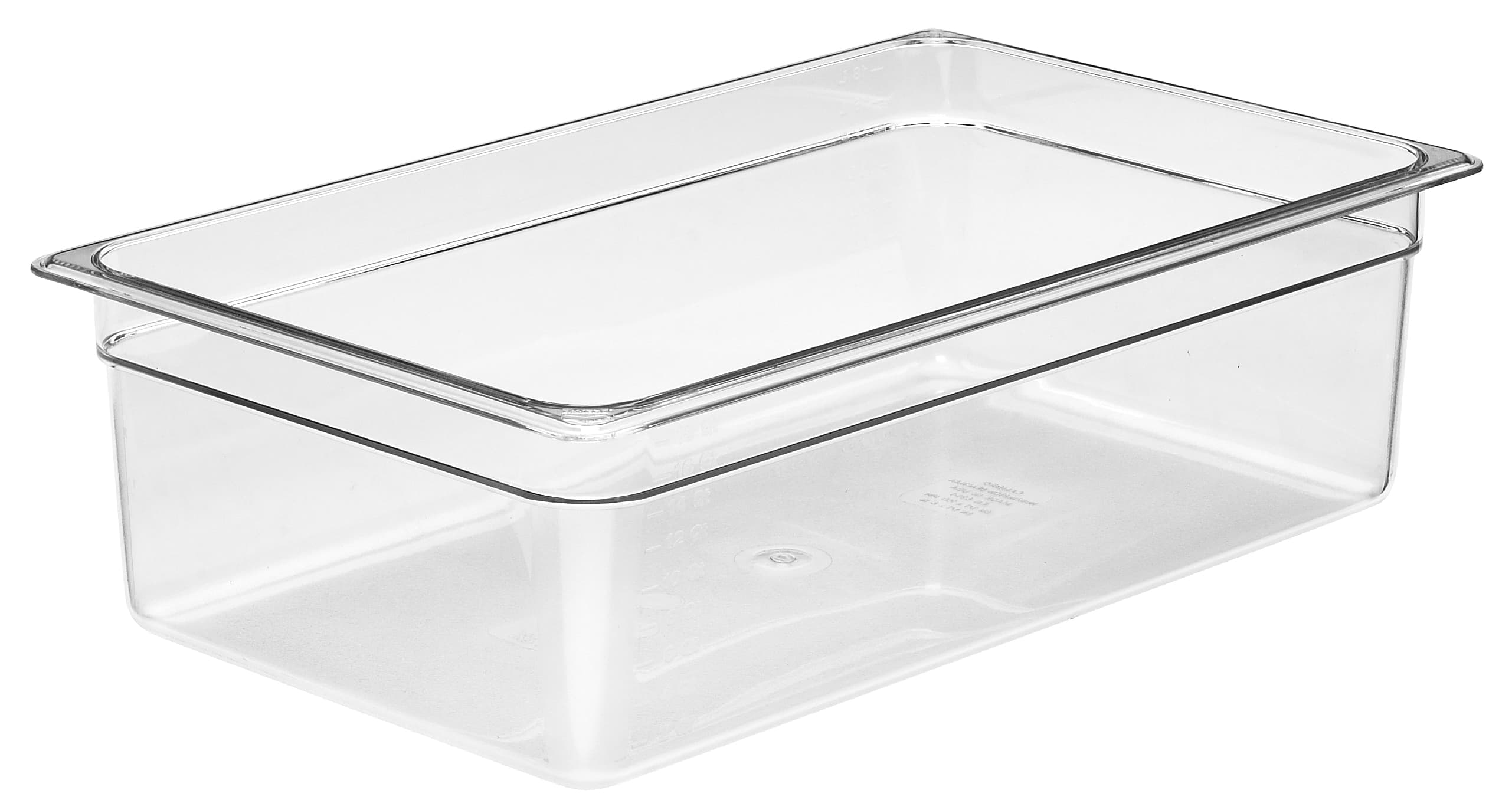 Camwear® Food Pan Full Size 20.875X12.75X6 IN 20.6 QT Clear PC 1/Each