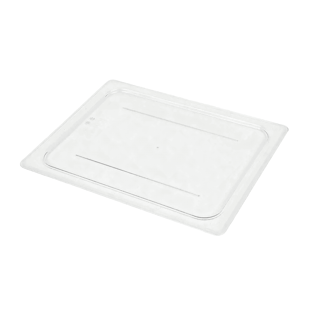 Lid 1/2 Size 12.75X10.4375 IN Clear Rectangle With Handle Lid 1/Each