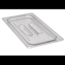 Camwear® Salad Lid Food Pan 1/3 Size Clear PC With No Hole Lid 1/Each