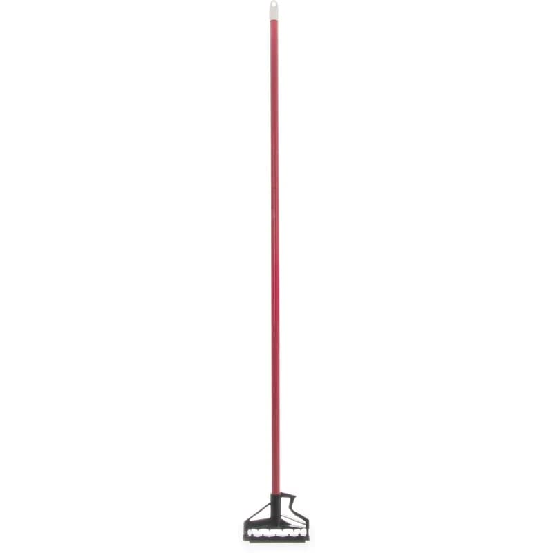 Mop Handle Red Fiberglass With 7.5IN Head Quick Change 1/Each