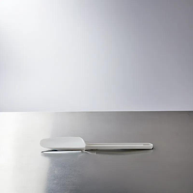 Smoothie Spatula 10.125X2.5 IN Plastic White Bowl Shaped Blade 1/Each