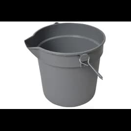 Pail 10 QT Gray Round 1/Each