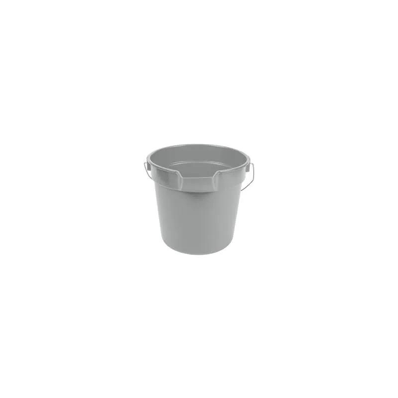 Pail 10 QT Gray Round 1/Each