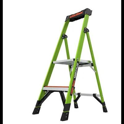 MightyLite Platform Ladder Fiberglass Rated for 300 lbs. Two Step 1/Each
