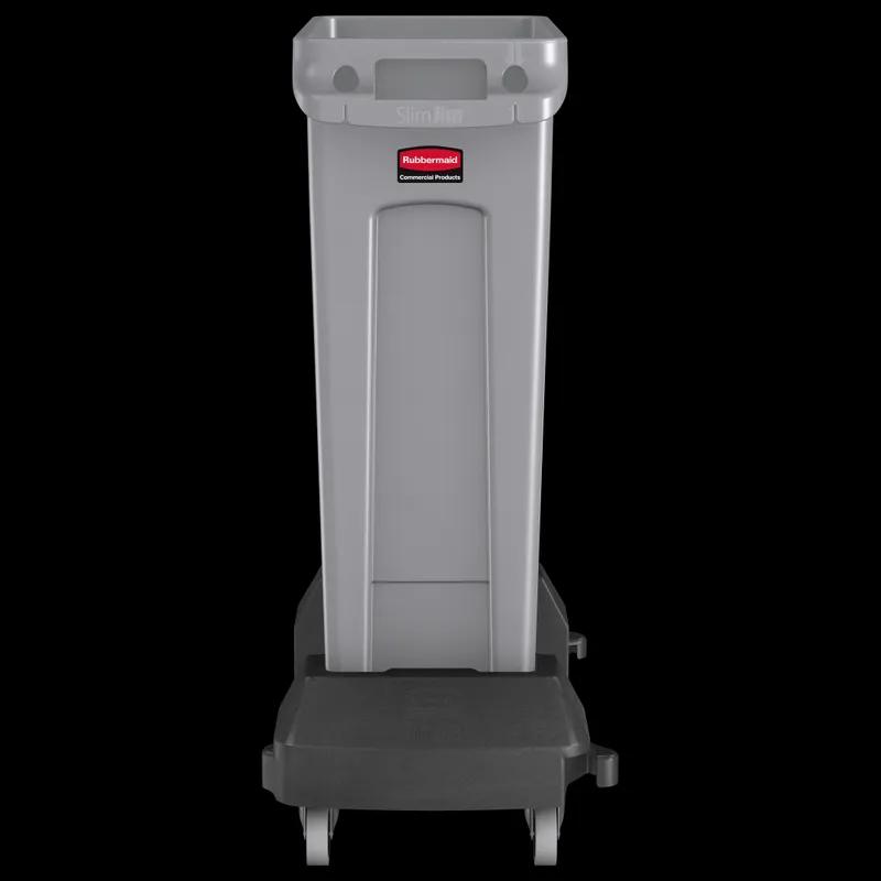 Slim Jim® Cleaning Cart Dolly 23.81X14.63X8.38 IN Black Resin Trainable 3 IN Non-Marking Casters 1/Each