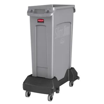 Slim Jim® Cleaning Cart Dolly Black Resin Trainable 1/Each
