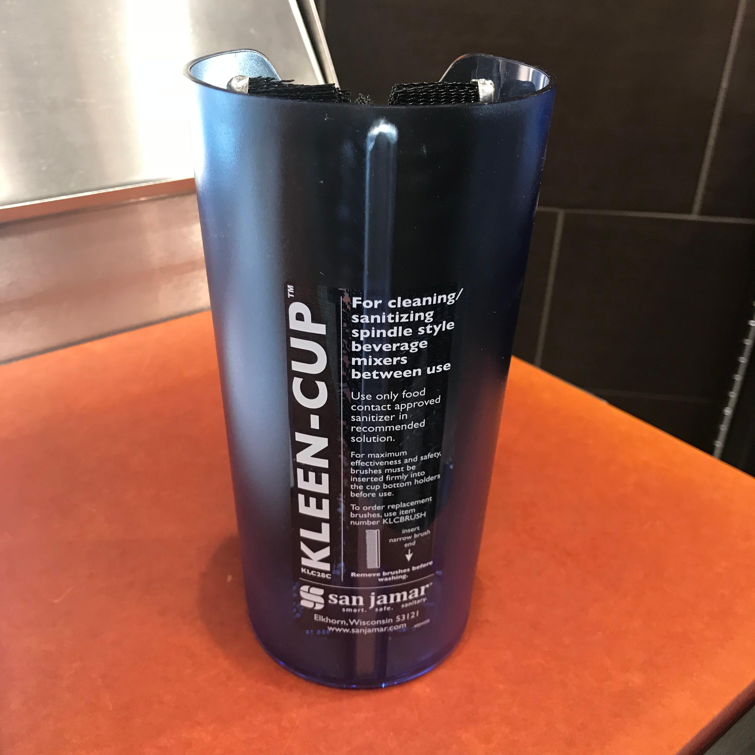 San Jamar Milkshake Machine Spindle Mixer with Brushes 7.75 IN 1/Each