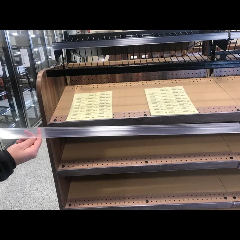 Shelf Molding 3 FT For Cheese & Produce Tag 10/Case