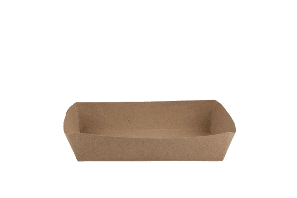 Food Tray 8.5X5.5X2 IN Paper Kraft 500/Case