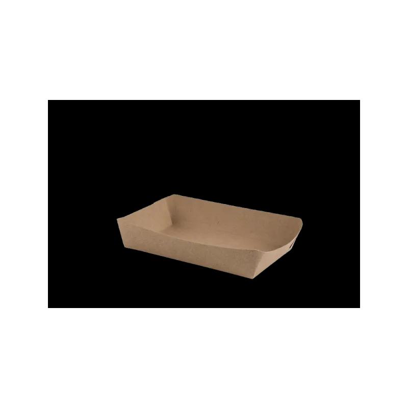 Food Tray 8.5X5.5X2 IN Paper Kraft 500/Case
