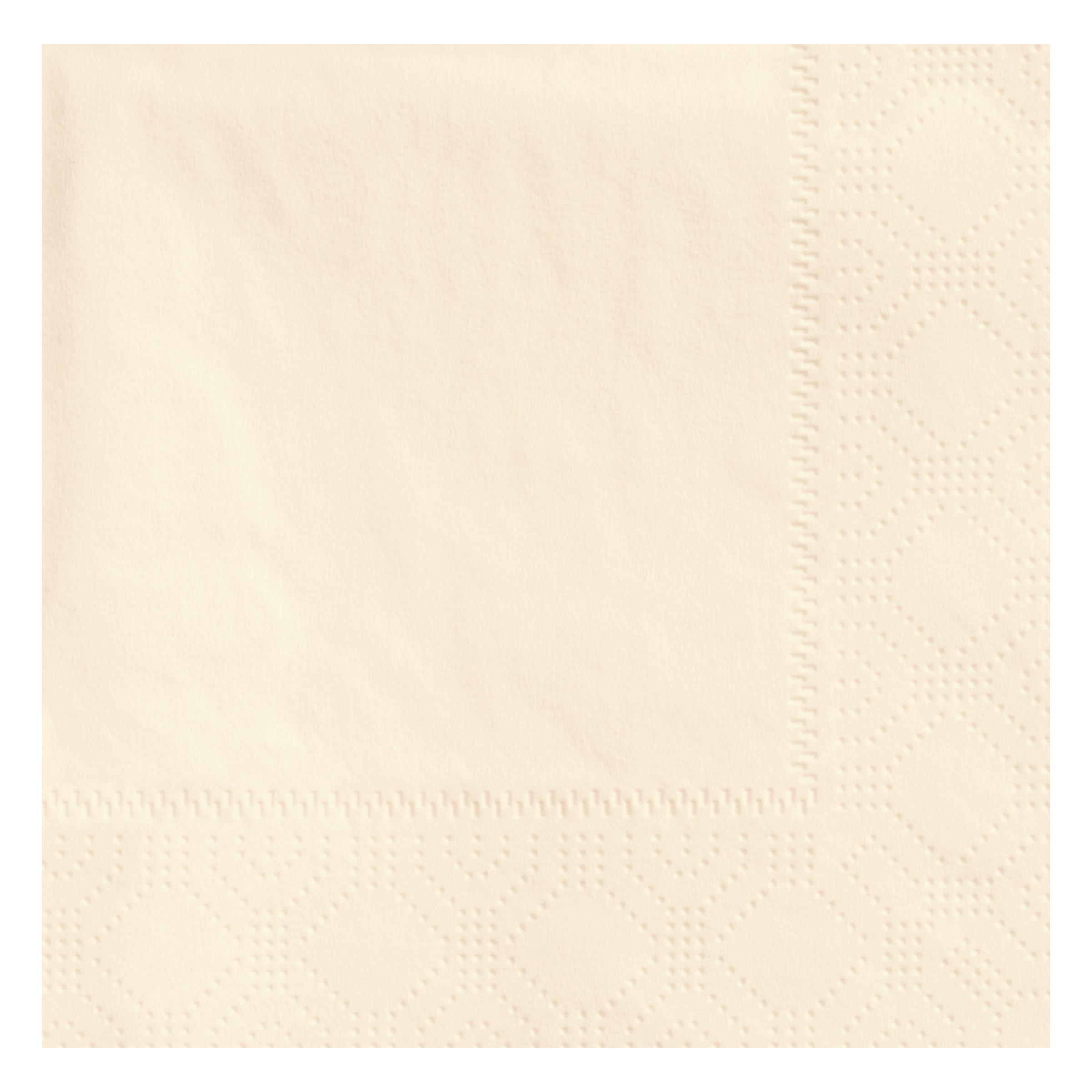Beverage Napkins 10X10 IN Ivory 2PLY 1000/Case