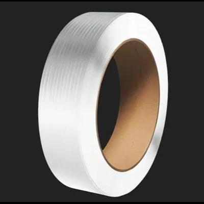 Strapping 0.375IN X5250FT White Non-Woven Polyester Fiber 1/Each