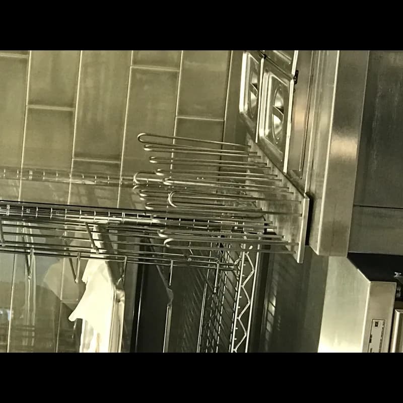 Soup Lid & Cup Holder Metal Silver For The Hot Food Table 1/Each