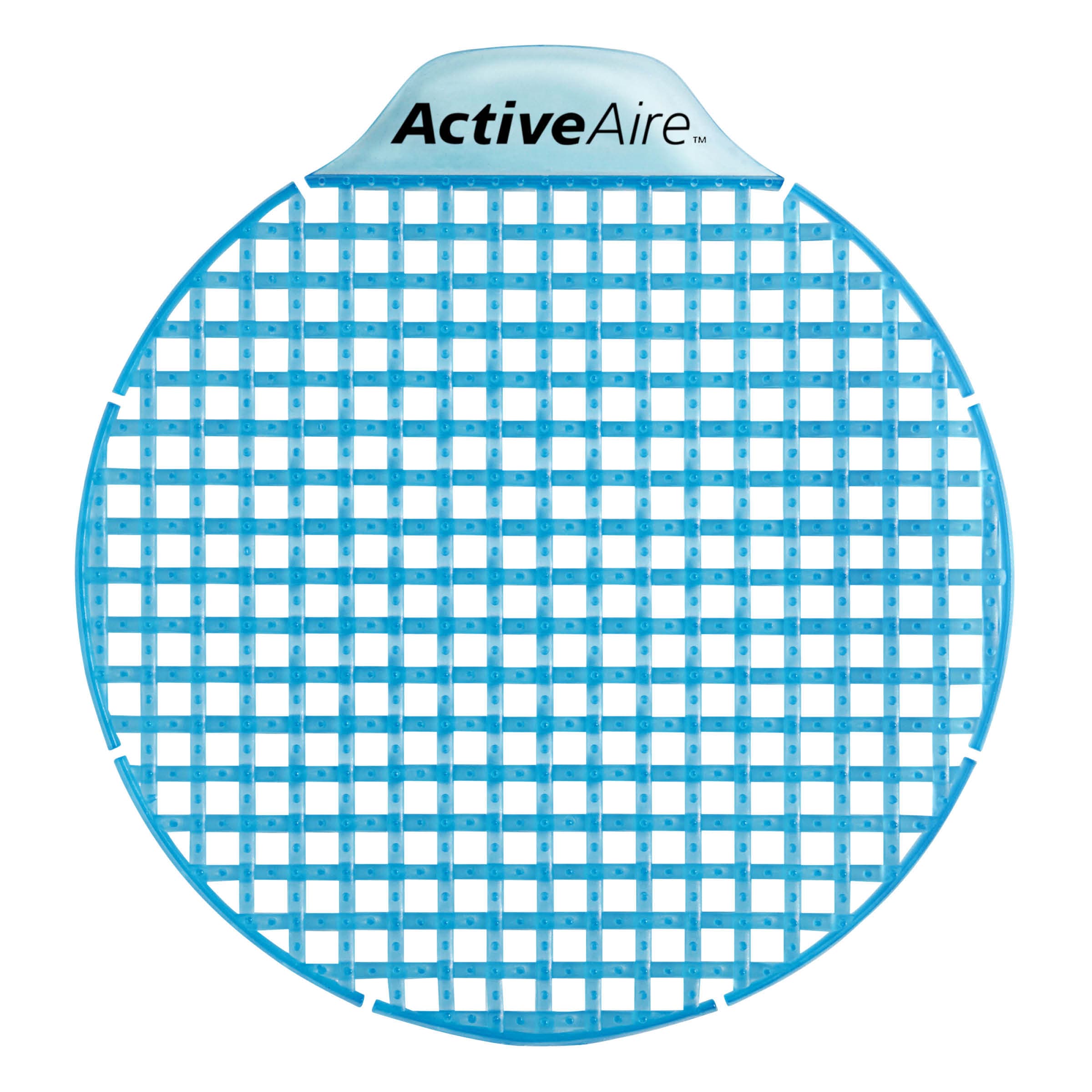 ActiveAire® Urinal Screen Coastal Breeze Blue Plastic Low Splash Deodorizer 12/Case
