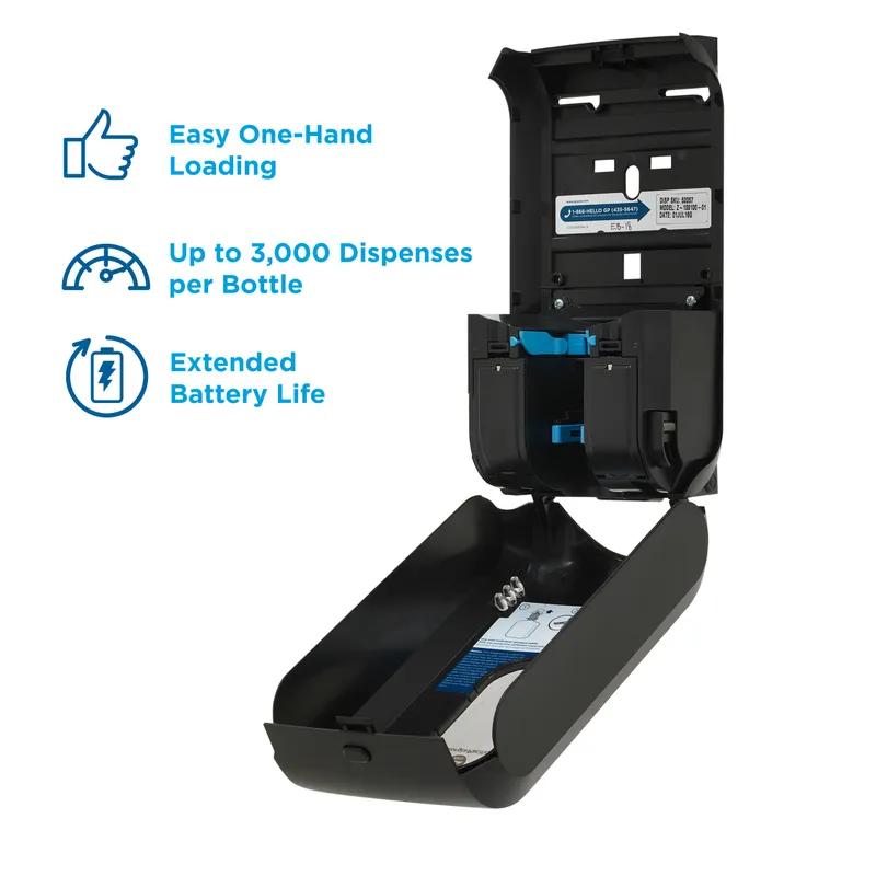 enMotion® Hand Sanitizer & Soap Dispenser Black Automatic Surface Mount For enMotion Gen2 1/Each