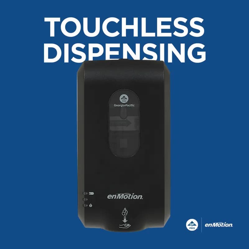 enMotion® Hand Sanitizer & Soap Dispenser Black Automatic Surface Mount For enMotion Gen2 1/Each