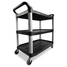 Xtra Utility Cart 40.6X20X38 IN 300 LB Black Gray Resin Open Sides 1/Each