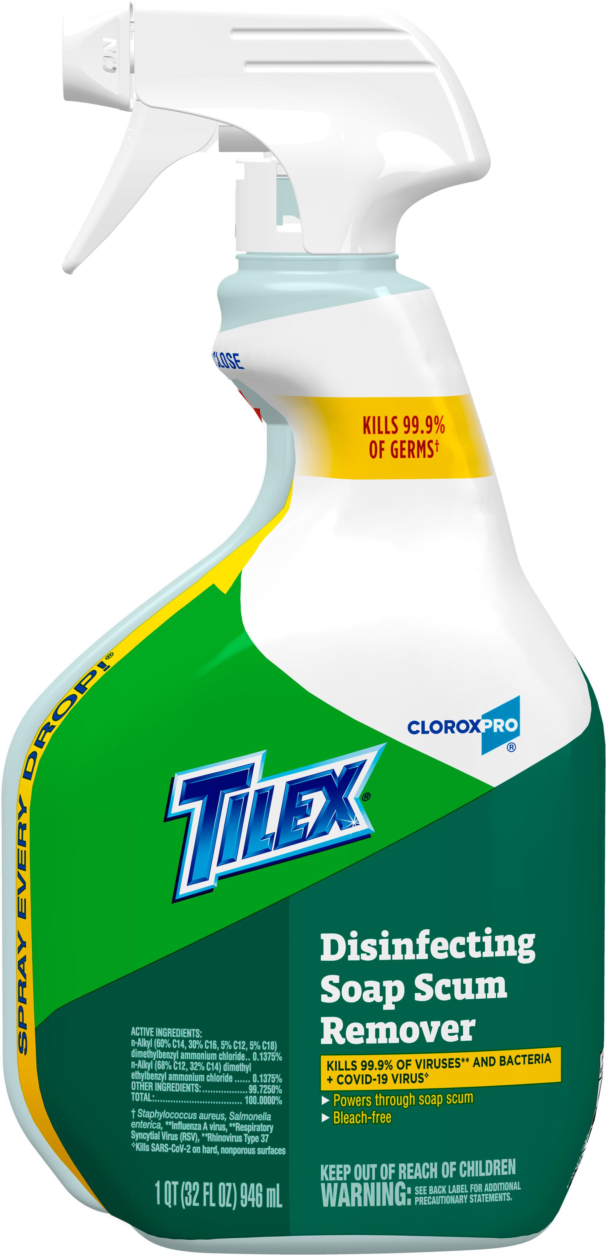 Tilex® Soap Scum Remover Deodorizer 32 FLOZ Multi Surface RTU Antibacterial 9/Case