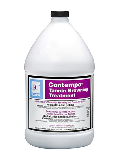 Contempo® Tannin Browning Treatment Unscented Stain Remover 1 GAL Acidic 4/Case