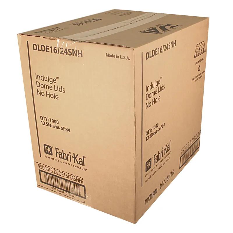 Recycleware® Indulge® Lid Dome 4X1.6 IN RPET Clear For Container No Hole 1000/Case