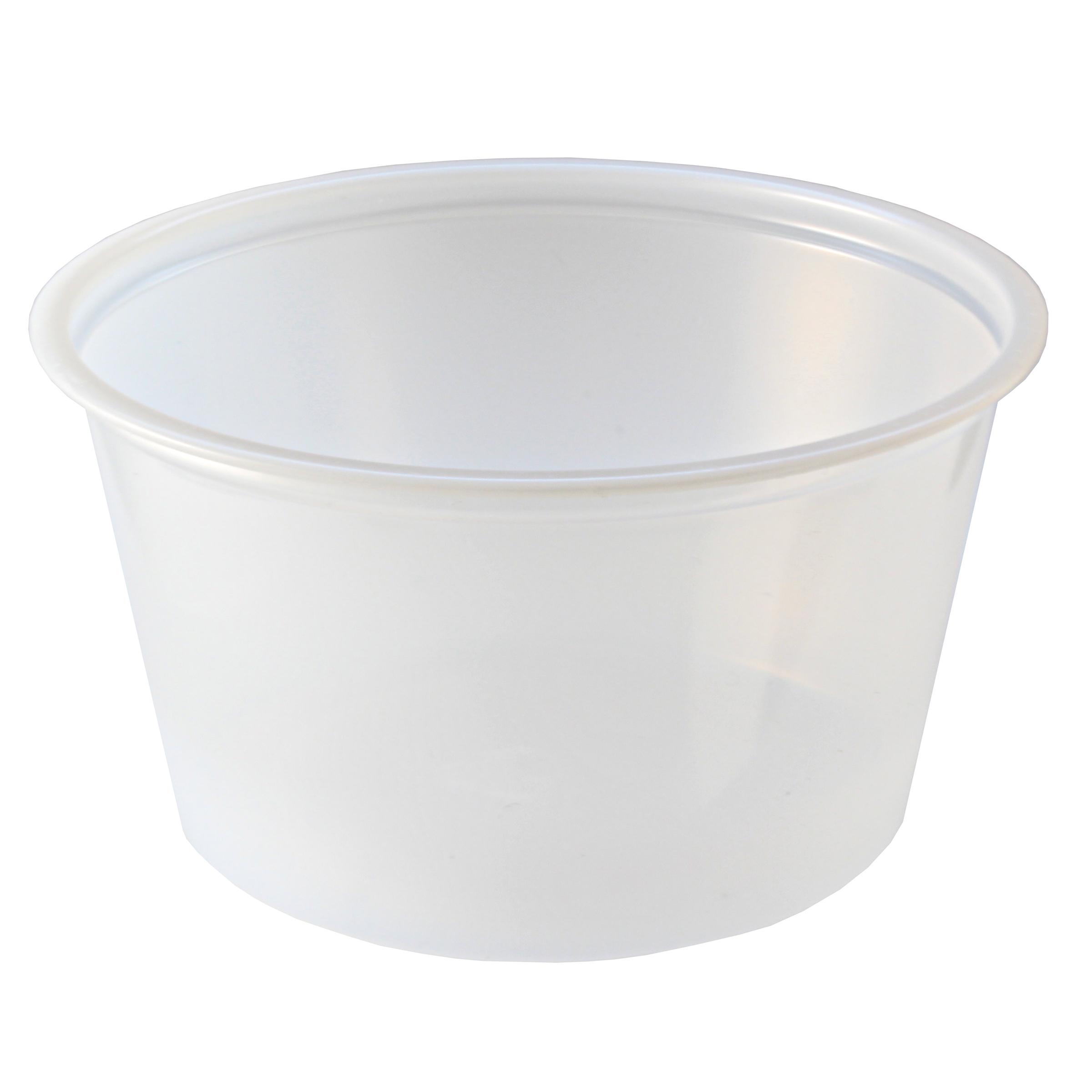 Souffle & Portion Cup 4 OZ HIPS Translucent Round 2500/Case