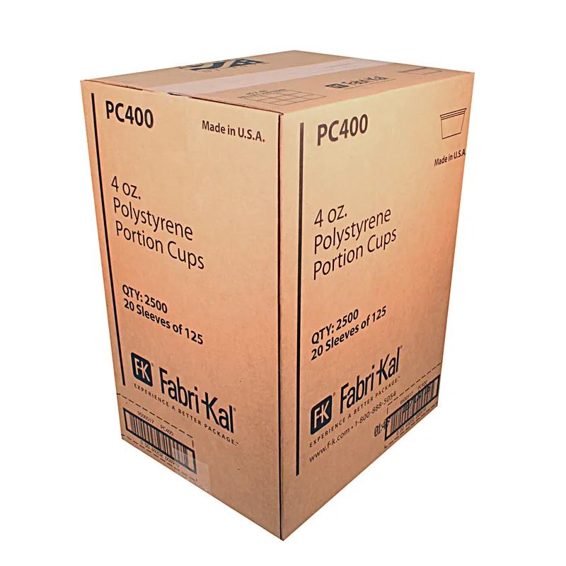 Souffle & Portion Cup 4 OZ HIPS Translucent Round 2500/Case