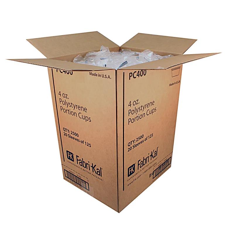 Souffle & Portion Cup 4 OZ HIPS Translucent Round 2500/Case