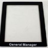 General Manager Picture Frame 12X10X0.5 IN Acrylic Imprinted 1/Each