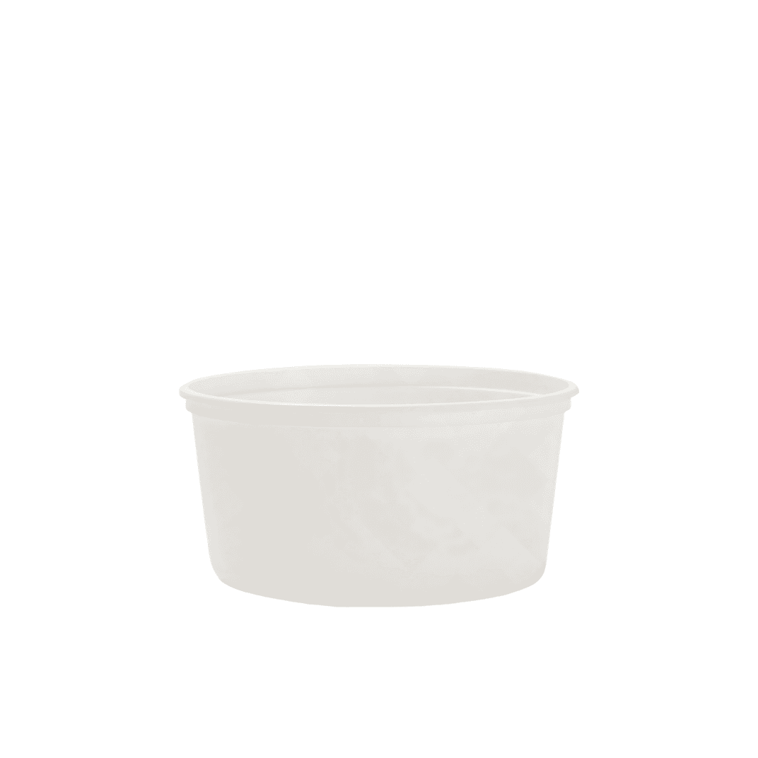 Bucket & Tub Base 32 OZ HDPE Translucent Round 360/Case