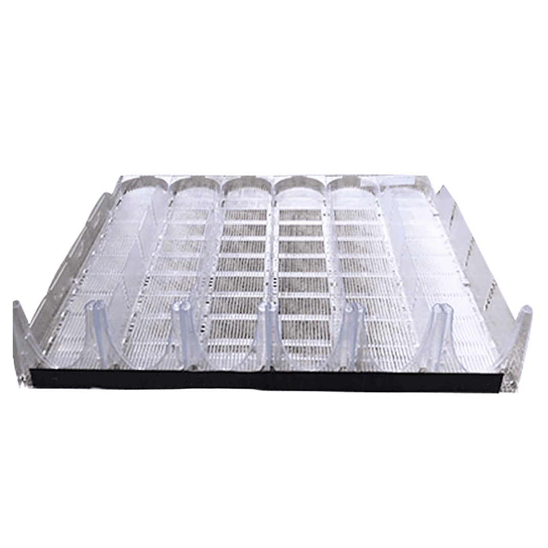 Glide Rack 2-0.5 L Clear 6 Facings 2/Case