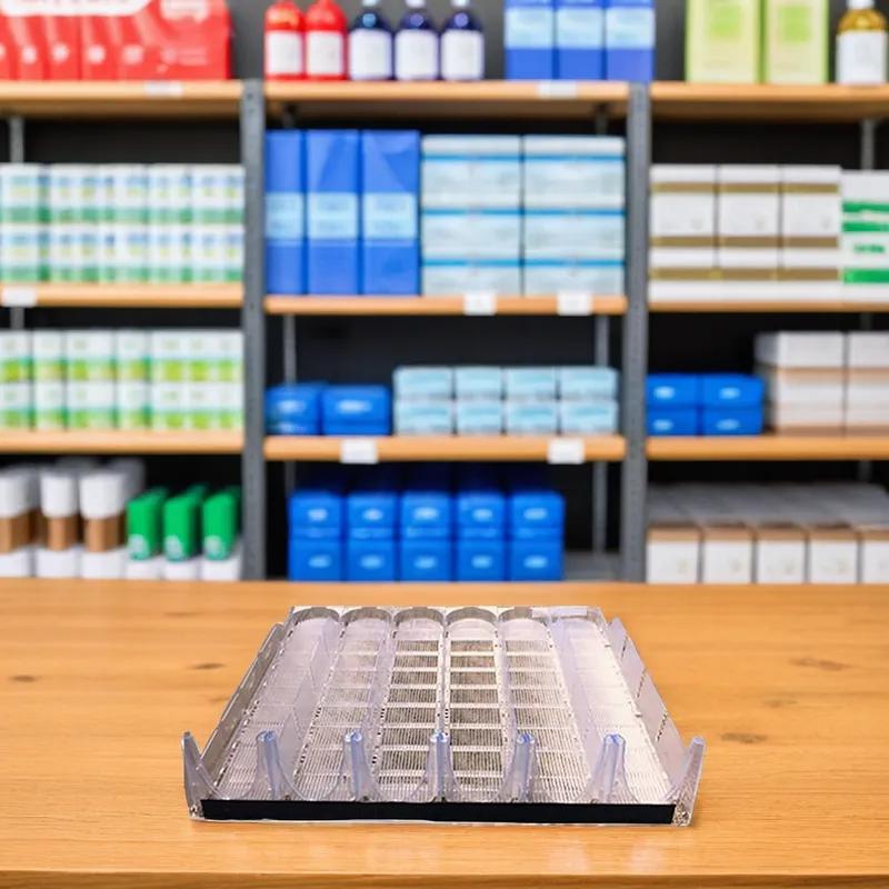 Glide Rack 2-0.5 L Clear 6 Facings 2/Case