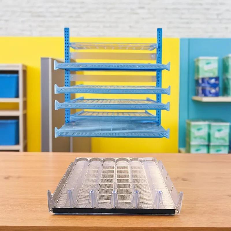 Glide Rack 2-0.5 L Clear 6 Facings 2/Case