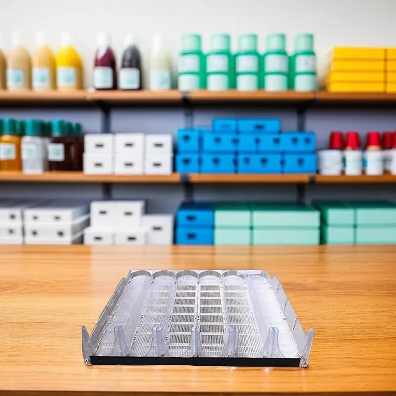 Glide Rack 2-0.5 L Clear 6 Facings 2/Case