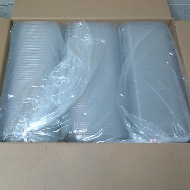 Lid Dome 1 Compartment PP Clear Rectangle For Container Unhinged Anti-Fog 756/Case