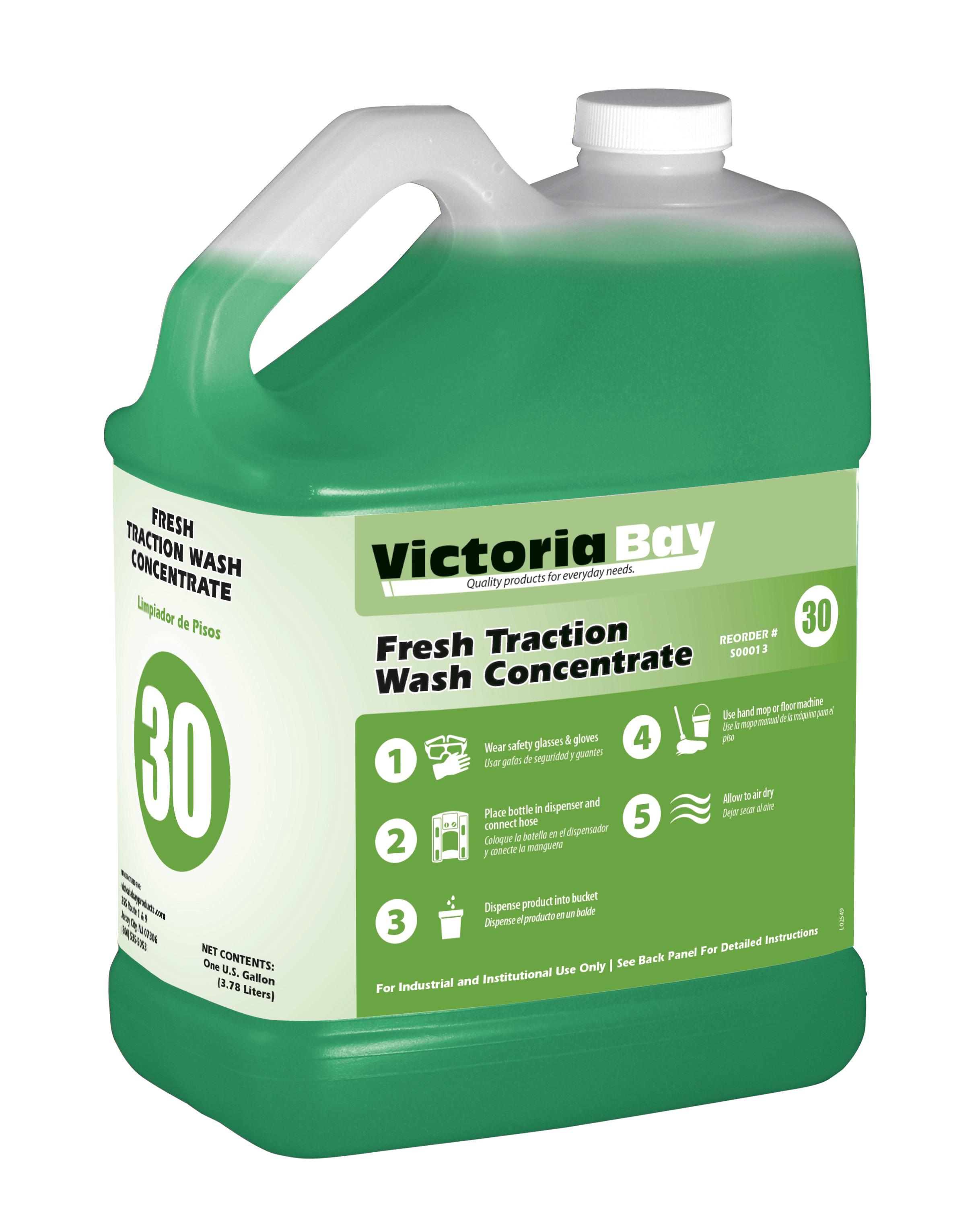 Victoria Bay Fresh Traction Wash Concentrate CMS #30 1 GAL 2/Case