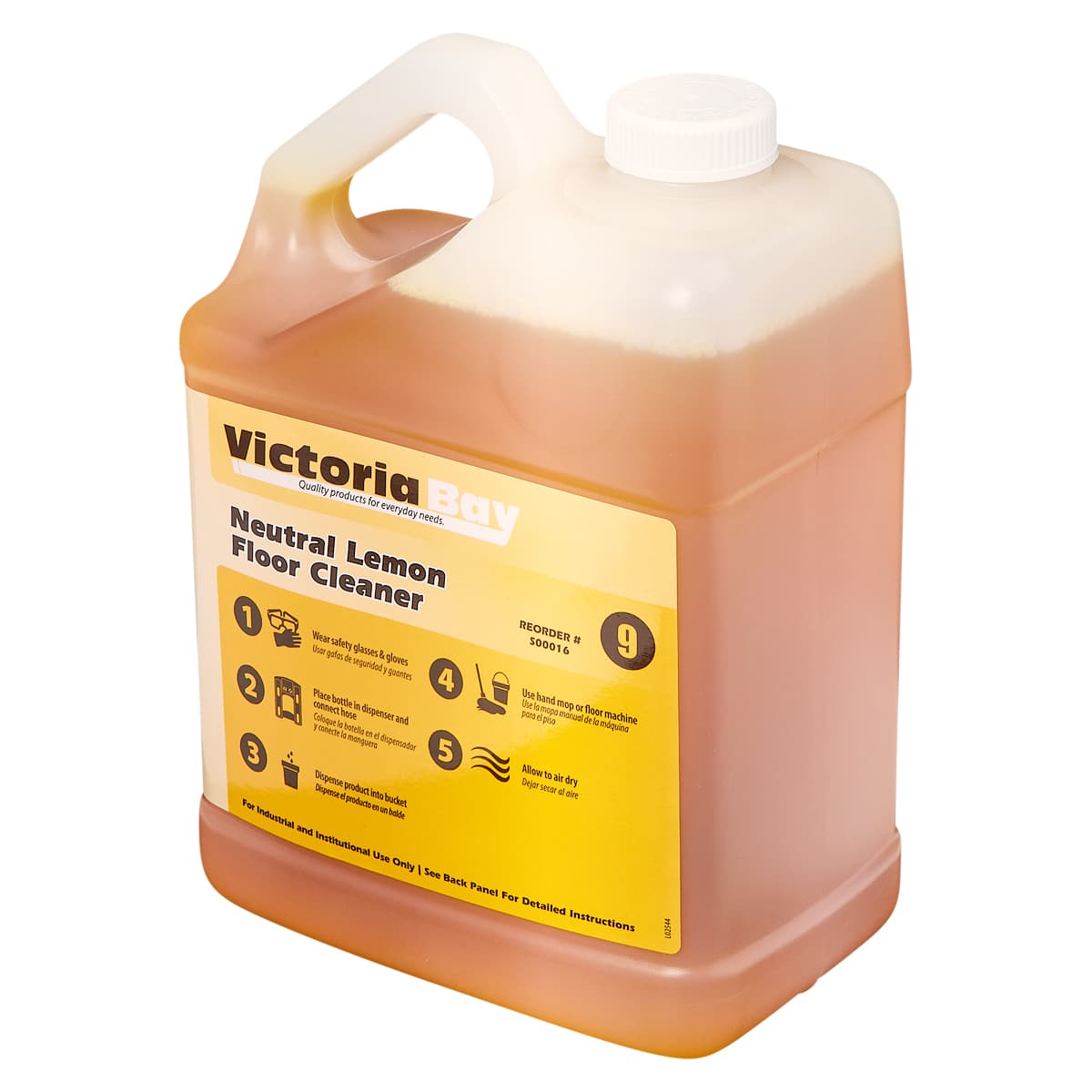 Victoria Bay Neutral Lemon Floor Cleaner CMS #9 1 GAL 2/Case