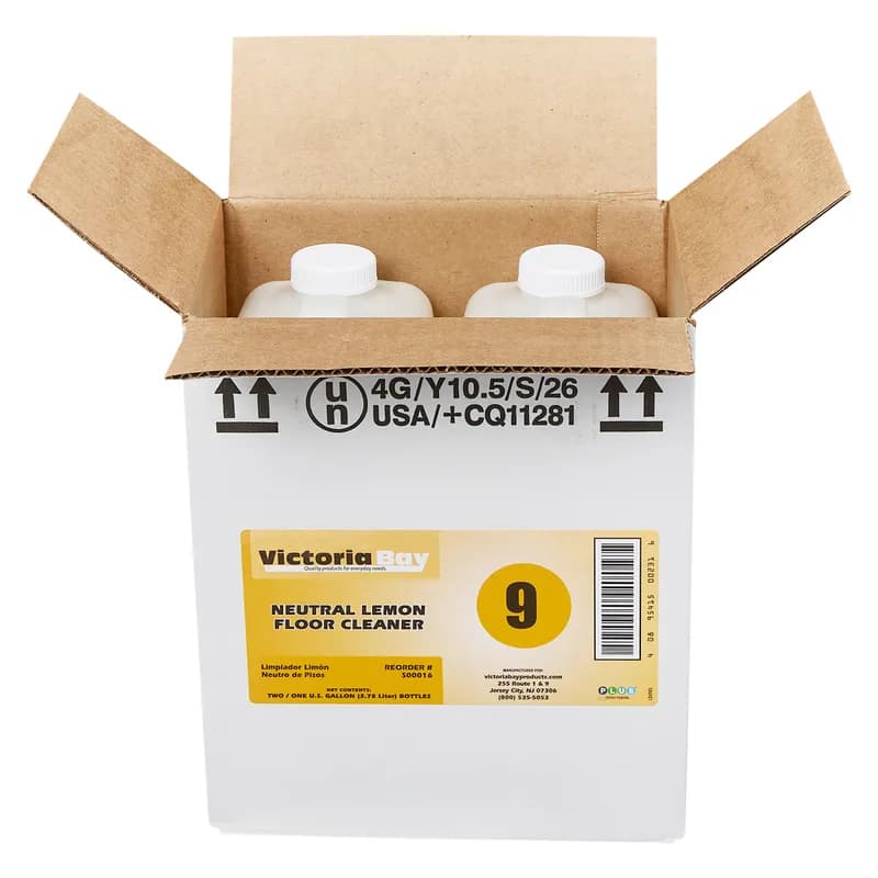 Victoria Bay Neutral Lemon Floor Cleaner CMS #9 1 GAL 2/Case