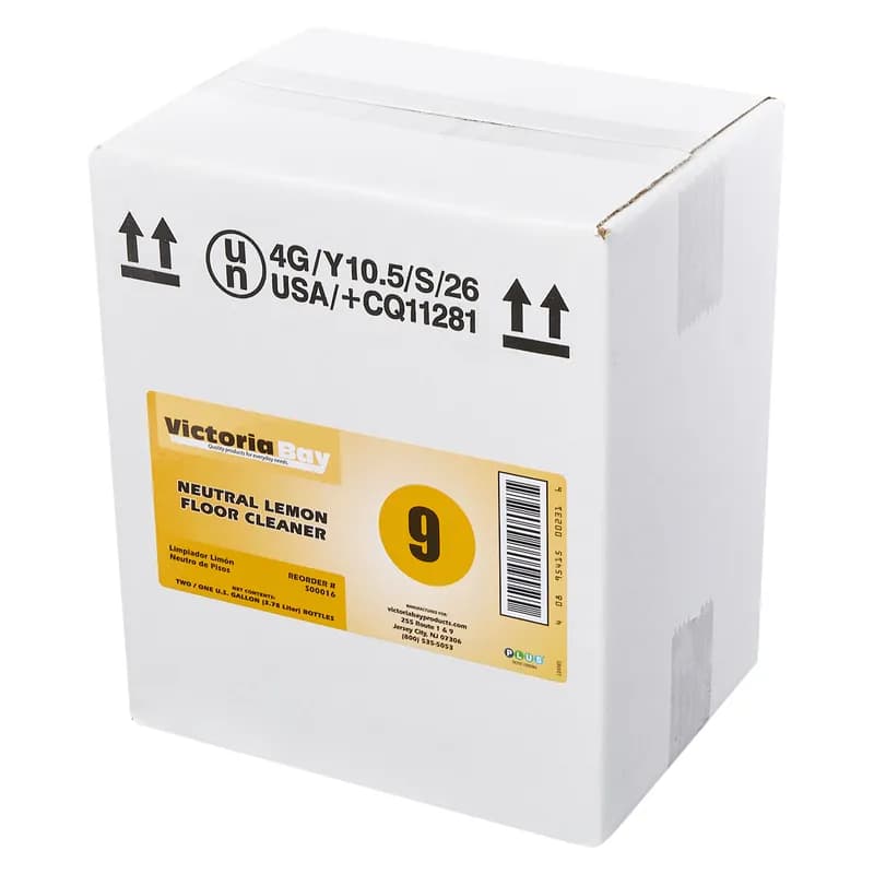 Victoria Bay Neutral Lemon Floor Cleaner CMS #9 1 GAL 2/Case